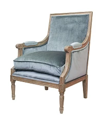 фото Классическое кресло Coolman Grey Velvet