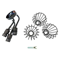 31531 Люстра TARBES, 3x60W(E27), сталь, черный на заказ в интернет-магазине