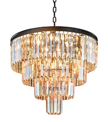Люстра Odeon 4 Rings Amber в интернет-магазине