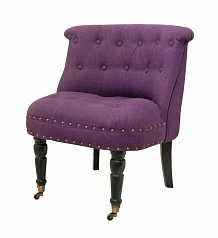 Низкое кресло Aviana Purple в интерьере