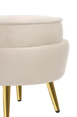 купить Пуф Pearl Adorn Beige в интернет-магазине