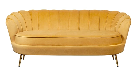 купить стильный Дизайнерский диван Pearl Triple Yellow в интернет-магазине