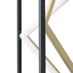 купить 390419 Светод торшер с рег-кой цветовой темп-ры PENELA, 23W(LED) ,2700-6500K, 2300lm, алюминий, сталь, черный, золотой в интернет-магазине