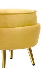 Пуф Pearl Adorn Yellow в интерьере