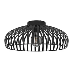 900721 Потолочный светильник MOGANO 3, 1X40W (E27), H180, ?430, сталь, черный в интернет-магазине