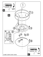 фото 31589 Светильник потолочный светодиодный PASTERI