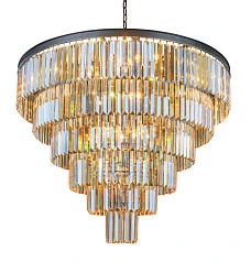 Люстра Odeon 6 Rings Amber на заказ в интернет-магазине