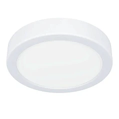 900638 Накладной светильник FUEVA 5, 11W (LED), 3000K, IP44, ?160, сталь, белый / пластик, белый в интерьере