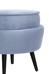 купить Пуф Pearl Adorn Sky на черных ножках