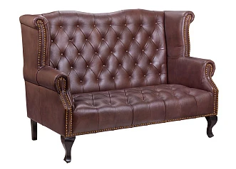 стильный Кожаный дизайнерский диван Royal Sofa Brown на заказ