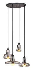 купить красивые Люстра Boretto Smoke Glass Round