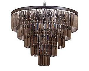 фото Люстра Odeon 5 Rings Smoke в интерьере