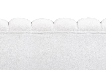 заказать Диван ракушка для гостиниц Pearl Triple Boucle на черных ножках