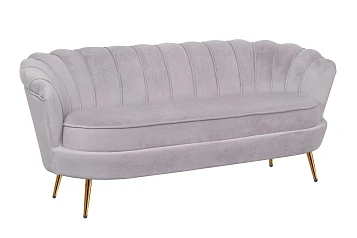 Дизайнерский диван Pearl Triple Grey в интерьере