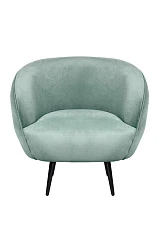 Мягкое кресло Benee Green на черных ножках в интернет-магазине