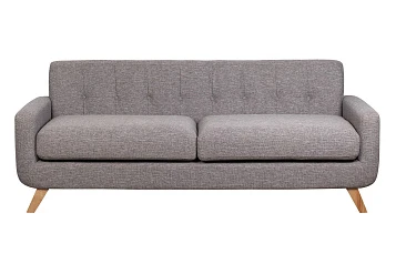 Диван скандинавский на ножках Uter серый