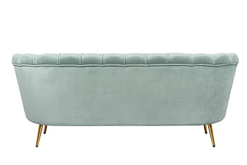 фото Диван ракушка для гостиниц Pearl Triple Green в интерьере