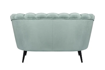 заказать Диван ракушка Pearl Double Green на черных ножках