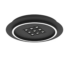 купить красивые 901191 Светодиодный потолочный светильник с регул тем-ры света BALAZOTE, 1X20,5W 9X0,9W(LED), ?380, 2700-6500K, 2300lm, сталь, черный/пластик, белый в интернет-магазине