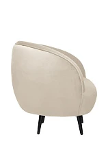 купить Мягкое кресло Small Benee Beige на черных ножках