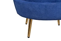 купить Низкое кресло ракушка Pearl синий в интернет-магазине