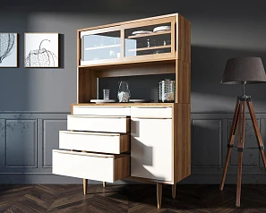 красивый Буфет "Bruni white" арт BR38WH