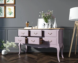 Консоль "Leontina Lavanda" 6 ящиков арт ST9358L на заказ