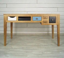 фото Рабочий стол "Aquarelle Birch" арт RE-12ETG/4 в интерьере