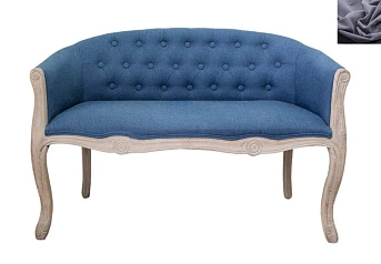 красивый Диван французский стиль Kandy Double Blue цвет серый в интернет-магазине