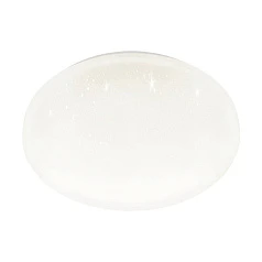 фото 900619 Настенно-потолочный светильник FRANIA-S, LED 18W, 1850lm, IP44, H55, ?310, сталь, белый/пластик с эффектом кристаллов, белый