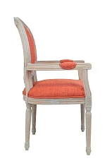 Мягкий стул с подлокотниками Diella Orange в интерьере