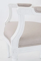 купить Мягкий стул с подлокотниками Diella Beige