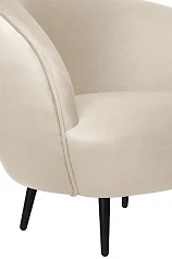 купить Мягкое кресло Small Benee Beige на черных ножках