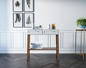 фото Консоль узкая "Andersen" арт AN19WH в интерьере