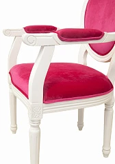 купить красивый Мягкий стул с подлокотниками Diella Pink