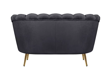 купить Дизайнерский двухместный диван Pearl Double Black в интернет-магазине