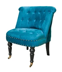 красивое Низкое кресло Aviana Blue Velvet на заказ