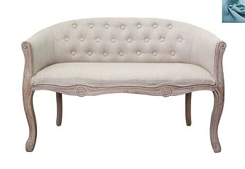 заказать Дизайнерский двухместный диван Kandy Double Mocca цвет голубой