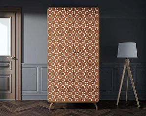 купить Шкаф в скандинавском стиле "Ellipse Print" с ящиками принт 3 арт EL15/print_03 в интернет-магазине