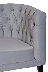 заказать Прямой двухместный диван Harry серый