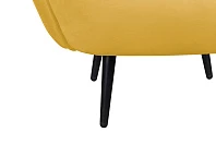 заказать Мягкое кресло Benee Yellow на черных ножках