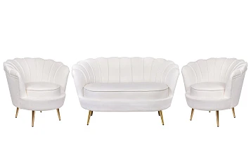 заказать Комплект кресел и дивана ракушка Pearl Double Beige