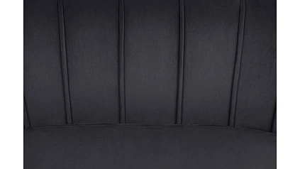 Комплект кресел и дивана ракушка Pearl Triple Black