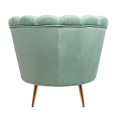 Низкое кресло ракушка Pearl Green на заказ