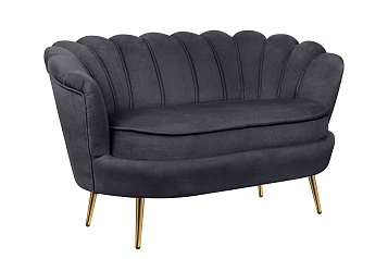 купить Дизайнерский двухместный диван Pearl Double Black в интернет-магазине
