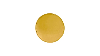 Кресло с пуфом ракушка Pearl Yellow в интернет-магазине