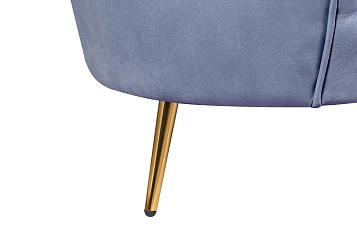 Диван ракушка Pearl Double Blue