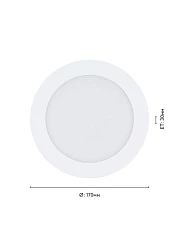 заказать 64612 Светодиодный встраиваемый светильник FUEVA 1 PRO, 10,5W(LED)