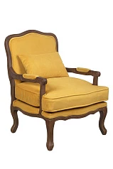 купить стильное Мягкое полукресло с подлокотниками Nitro Yellow