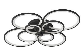 купить Светильник Oris 8 rings black в интернет-магазине